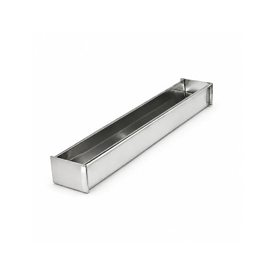 Formă terină din inox model dreptunghiular pentru uz profesional HORECA