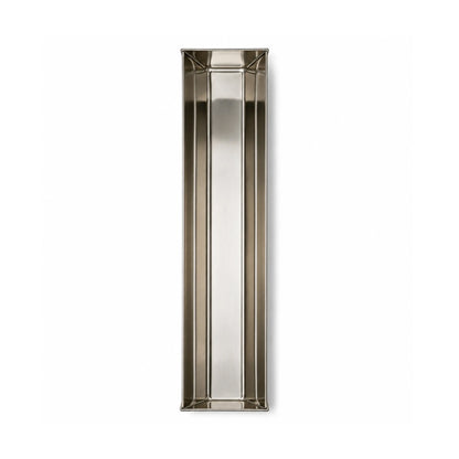 Formă terină din inox model trapez văzută de sus