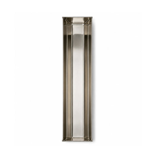 Formă terină din inox model trapez văzută de sus