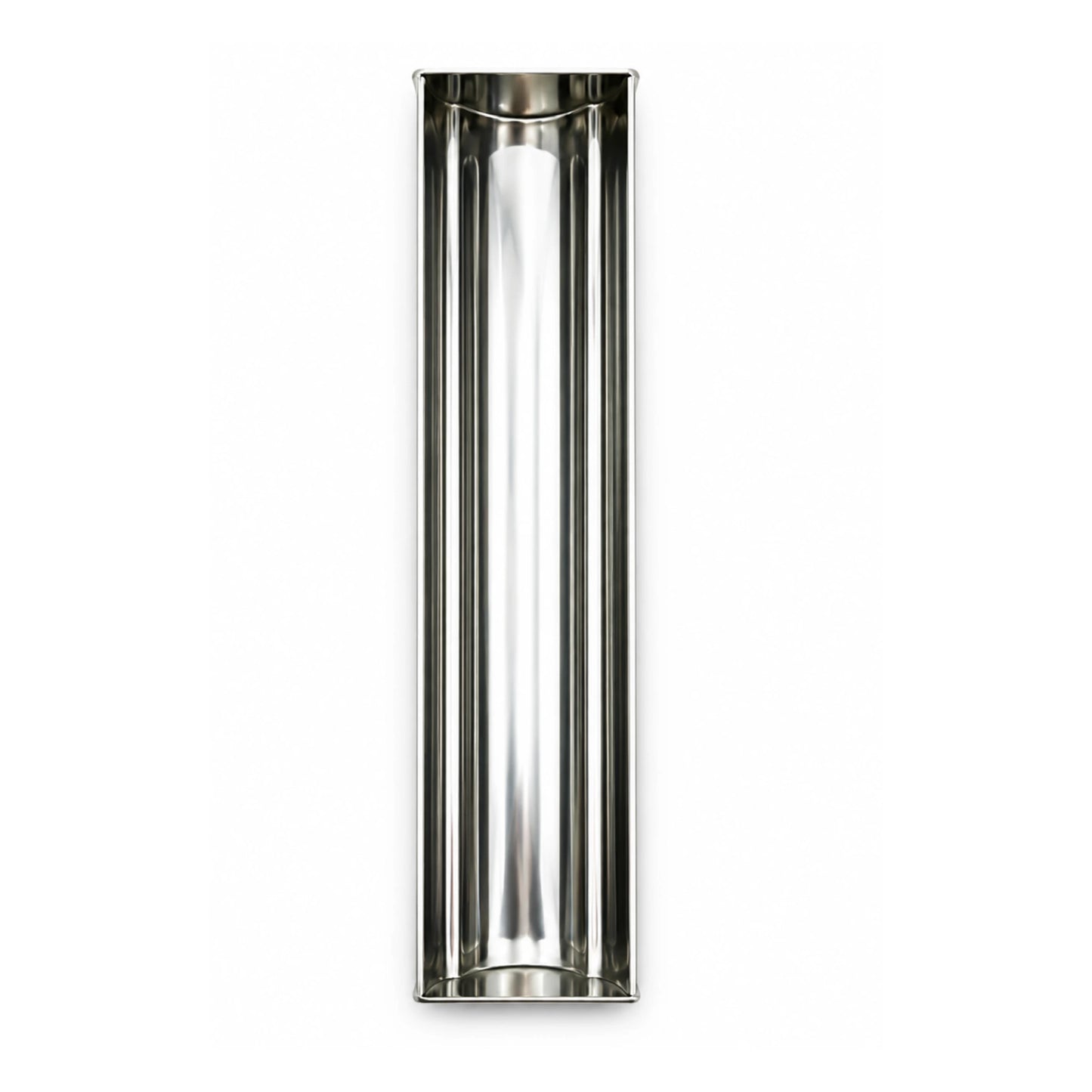 Formă terină din inox AISI 304, model treflă, prezentare frontală