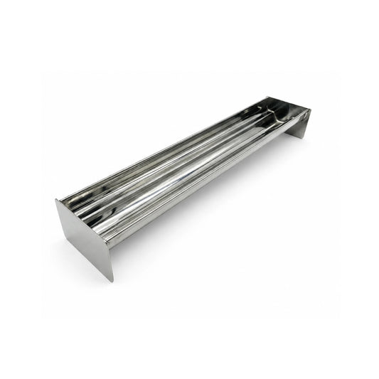 Formă terină din inox AISI 304, model treflă, pentru uz profesional