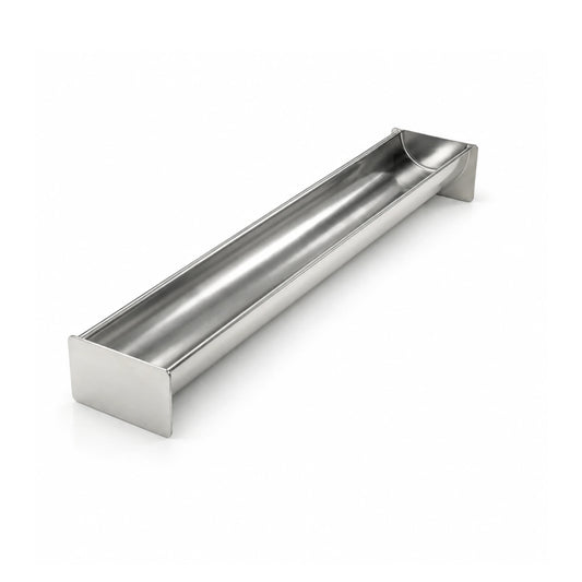 Formă terină din inox model U semicerc deschisă, pentru pate și aspic