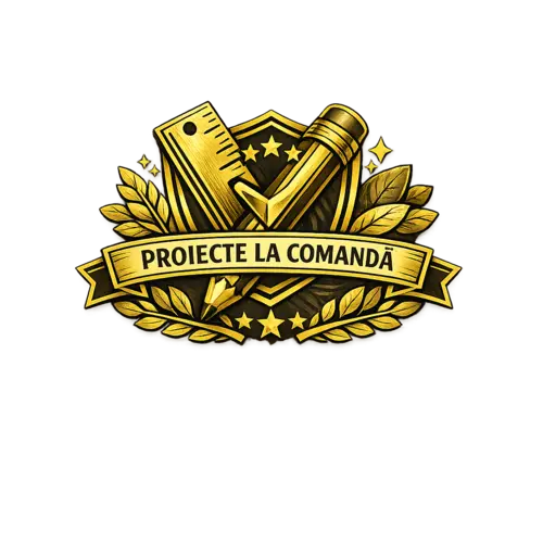 Emblemă pentru proiecte la comandă și soluții personalizate pentru echipamente profesionale