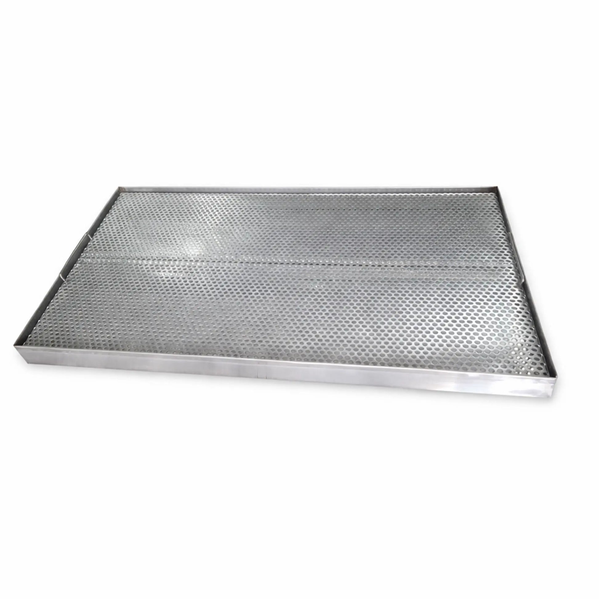 Tavă de scurgere perforată pentru pahare din inox AISI 304, dimensiune 600x400 mm, vedere generală